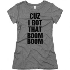 Ladies Slim Fit Super Soft Triblend Tee