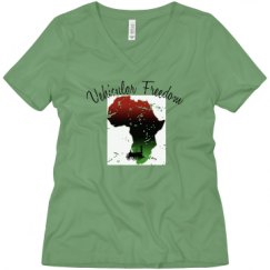 Ladies Relaxed Fit V-Neck Tee