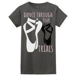 Purple tee w/Dance graphic 
