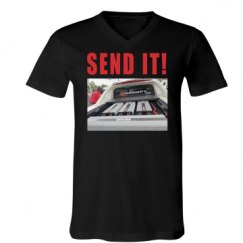 Unisex V-Neck Jersey Tee