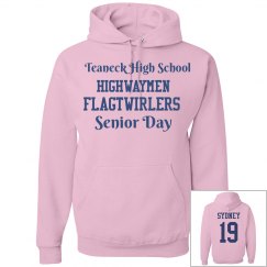 Senior Day Twirler Hoodie-Breast Cancer Awareness Month