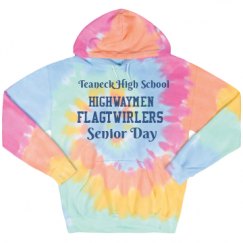 Unisex Tie-Dye Fleece Hoodie