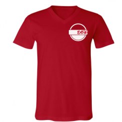 Unisex V-Neck Jersey Tee