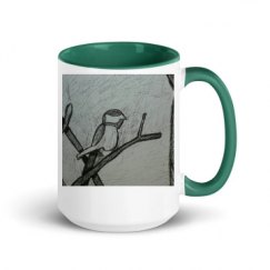 15oz Ceramic Mug with Color Inside