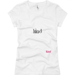Ladies Slim Fit Basic Promo Jersey Tee