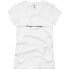 Ladies Slim Fit Basic Promo Jersey Tee