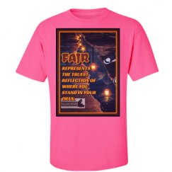 Unisex Ultra Cotton Safety Neon Crewneck Tee