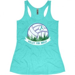 Ladies Slim Fit Super Soft Racerback Triblend Tank