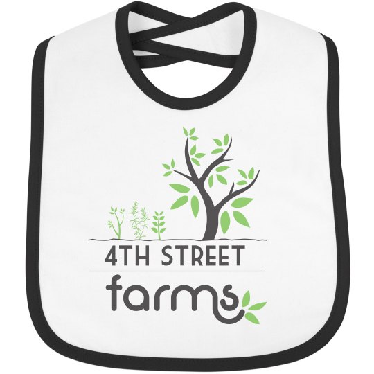 4th Street Farms Baby Bib
