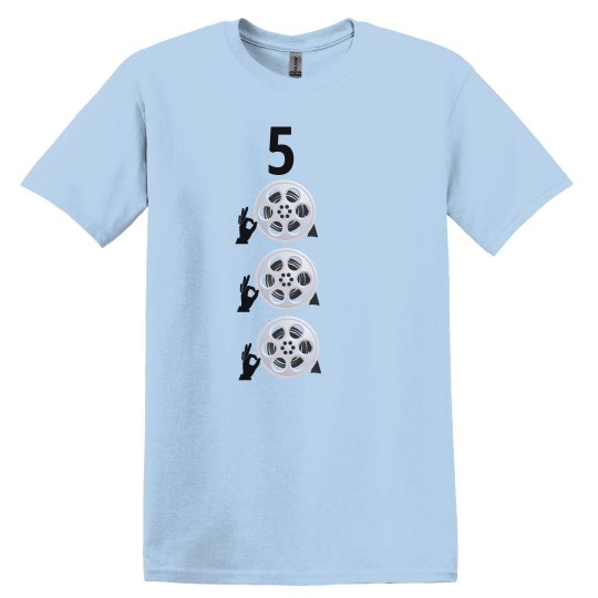 5,000 Flickuum Movies T-Shirt, Unisex