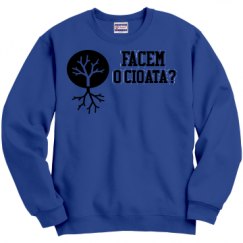 Unisex Film and Foil Crewneck Sweatshirt