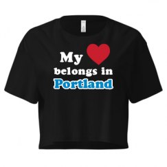 Ladies Festival Cali Crop Top Tee