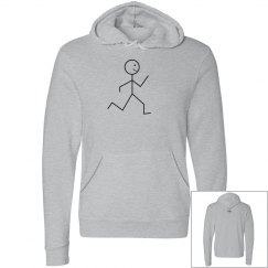 Running guy unisex sweatshirt 
