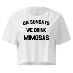 Ladies Festival Cali Crop Top Tee