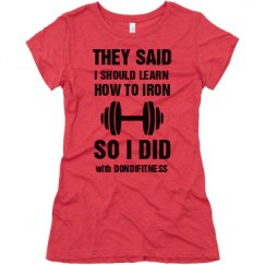 Ladies Slim Fit Super Soft Triblend Tee