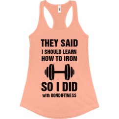 Ladies Slim Fit Racerback Tank Top