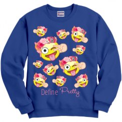 Unisex Film and Foil Crewneck Sweatshirt