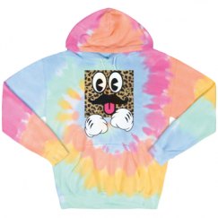 Unisex Tie-Dye Fleece Hoodie