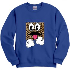 Unisex Film and Foil Crewneck Sweatshirt