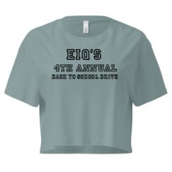 Ladies Festival Cali Crop Top Tee