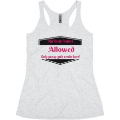 Ladies Slim Fit Super Soft Racerback Triblend Tank