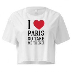 Ladies Festival Cali Crop Top Tee