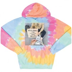Unisex Tie-Dye Fleece Hoodie
