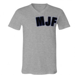 Unisex V-Neck Jersey Tee