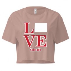 Ladies Festival Cali Crop Top Tee