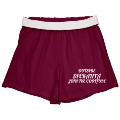 Slim Fit Cheer Shorts