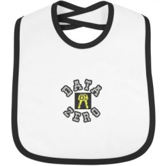 Infant Contrast Trim Bib