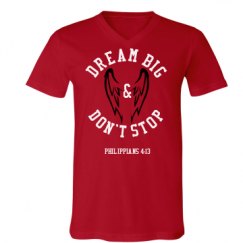 Unisex V-Neck Jersey Tee