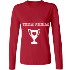 Ladies Relaxed Fit Basic Long Sleeve Tee