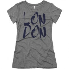 Ladies Slim Fit Super Soft Triblend Tee
