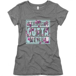 Ladies Slim Fit Super Soft Triblend Tee