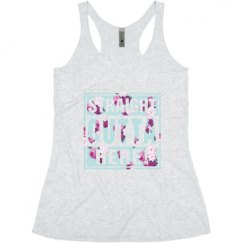 Ladies Slim Fit Super Soft Racerback Triblend Tank