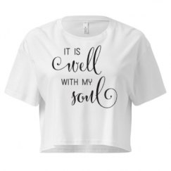 Ladies Festival Cali Crop Top Tee