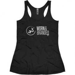 Ladies Slim Fit Super Soft Racerback Triblend Tank