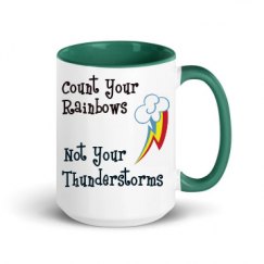 15oz Ceramic Mug with Color Inside