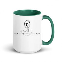 15oz Ceramic Mug with Color Inside