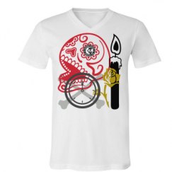 Unisex V-Neck Jersey Tee