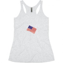 Ladies Slim Fit Super Soft Racerback Triblend Tank