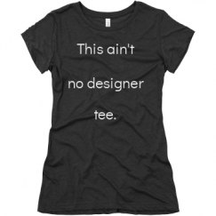 Ladies Slim Fit Super Soft Triblend Tee