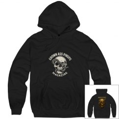 Grown Ass Pinups Magazine Skull Hoodie