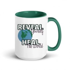 15oz Ceramic Mug with Color Inside