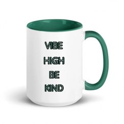 15oz Ceramic Mug with Color Inside