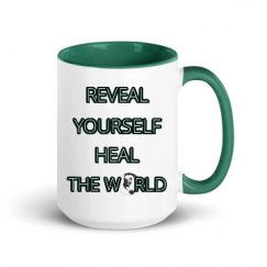 15oz Ceramic Mug with Color Inside