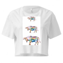 Ladies Festival Cali Crop Top Tee