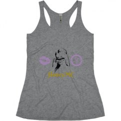 Ladies Slim Fit Super Soft Racerback Triblend Tank