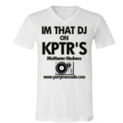 Unisex V-Neck Jersey Tee